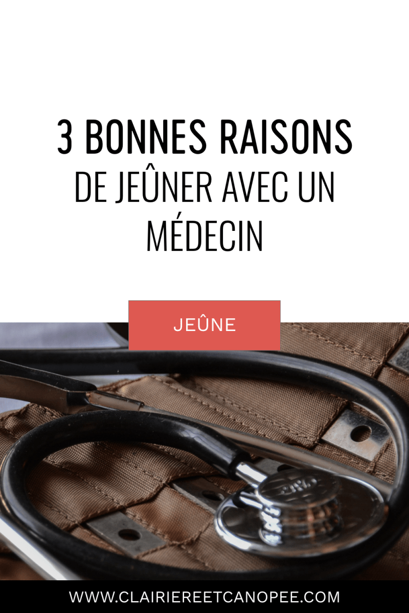 3 bonnes raisons de jeûner avec un médecin
