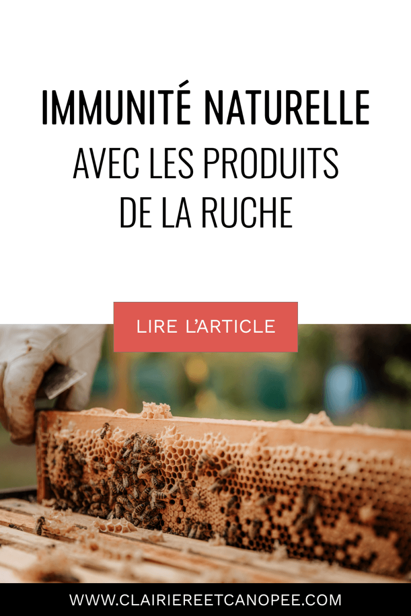 Immunité naturelle grâce aux produits de la ruche